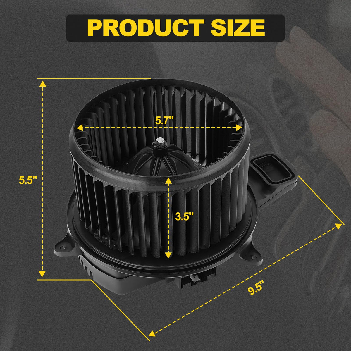 YEHERIT motor in packaging with OE label for verified part-match benefit