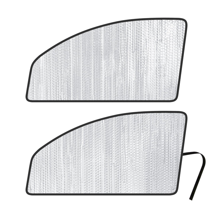 YelloPro Auto front packaging showing set of two sunshades and brand logo benefits
