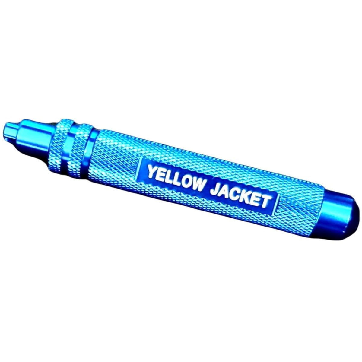 Yellow Jacket 19047 in use inside hose demonstrating deep-reach gasket extraction benefit