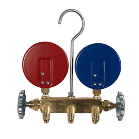 YELLOW JACKET three 60-inch PLUS II hoses color-coded for fast hookup