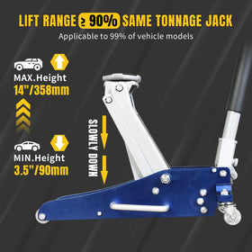 YELLOW JACKET rubber saddle closeup protecting vehicle lift points