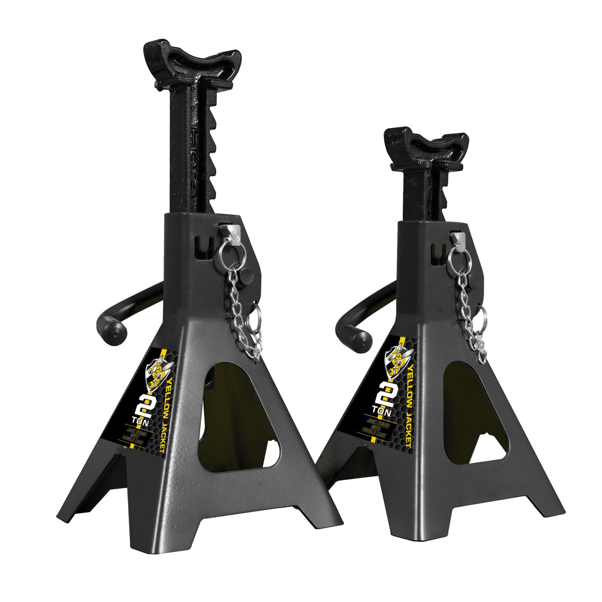 YELLOW JACKET front view pair showing sturdy support and safety