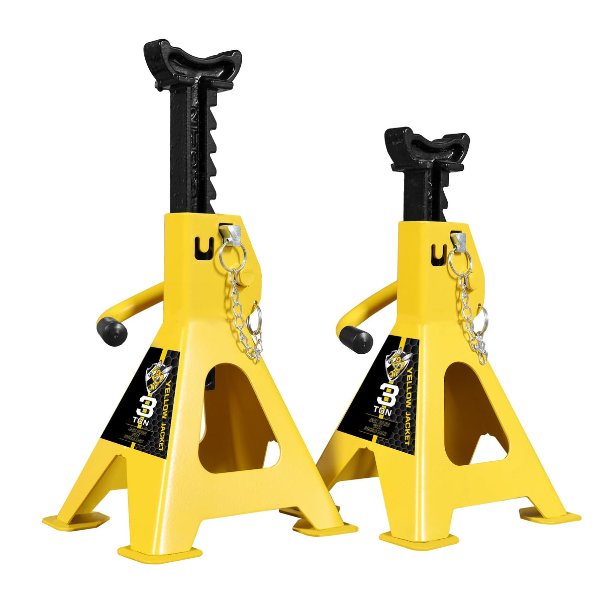 YELLOW JACKET front view pair showing sturdy build and clear benefit of balanced support