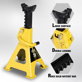 YELLOW JACKET large footbase closeup highlighting wide base for improved stability