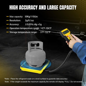 YELLOW JACKET LCD display on 110° bracket for easy reading advantage