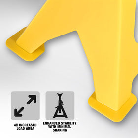 YELLOW JACKET metal pin and handle image showing double-locking safety for confident use