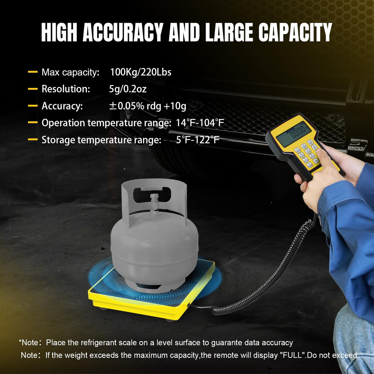 YELLOW JACKET platform texture non-slip detail improving tank stability
