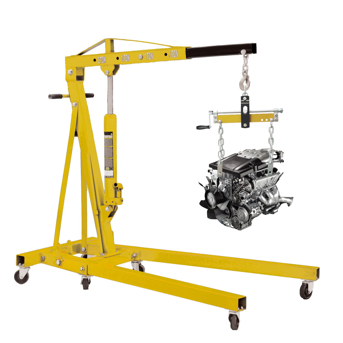 YELLOW JACKET powder-coated finish close detail for corrosion and wear resistance