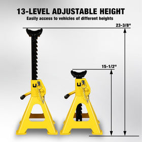 YELLOW JACKET scale comparison with tape measure showing size and capacity clarity