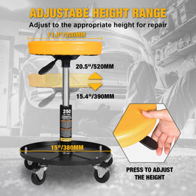 YELLOW JACKET tool tray detail displaying organized tool access for faster repairs