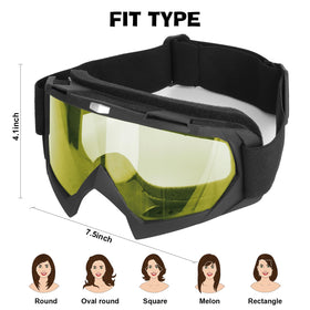 YENPK close-up of polycarbonate lens highlighting scratch-resistant surface and clarity
