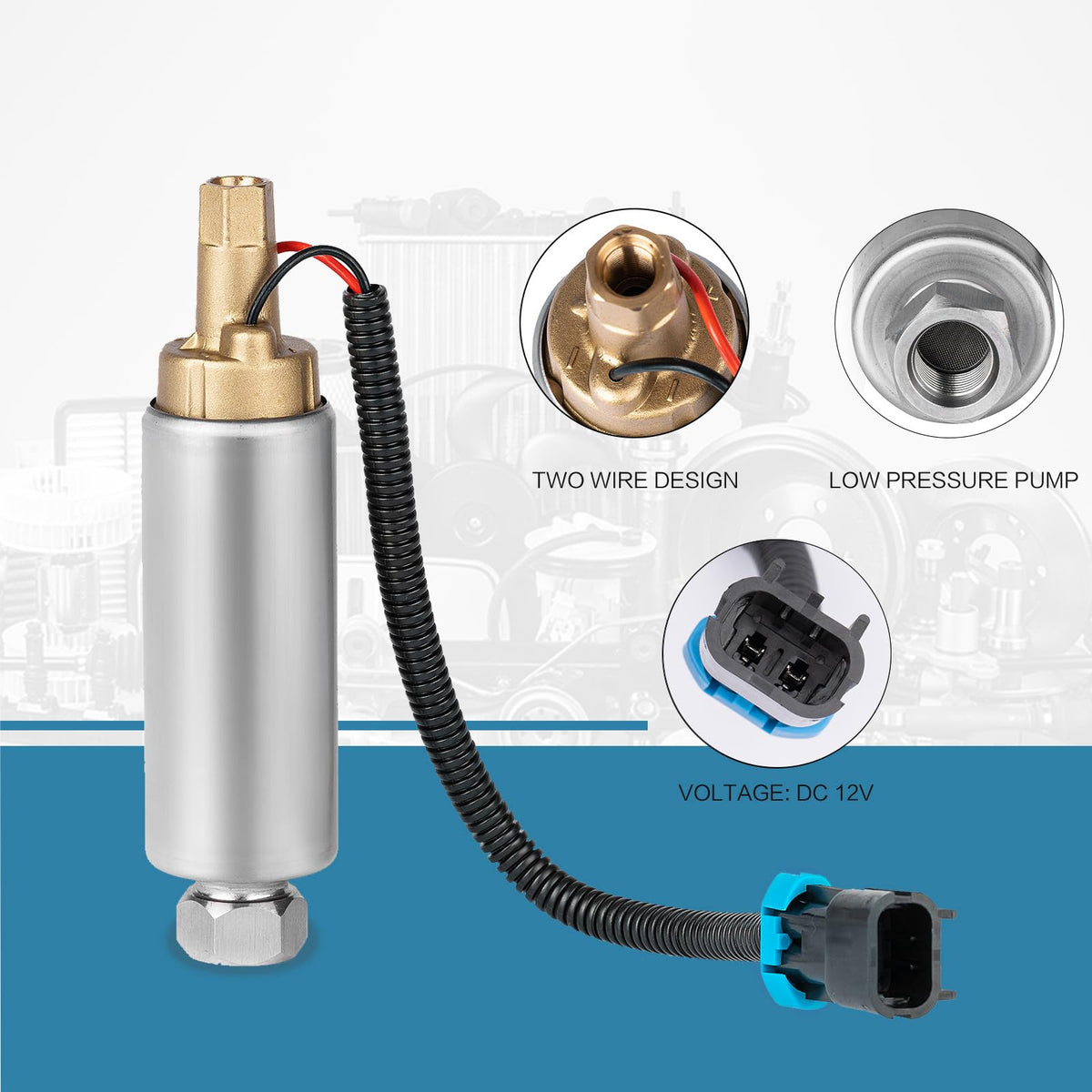 Yeoflagtrade top connector detail highlighting dual-line ports for easy hookup