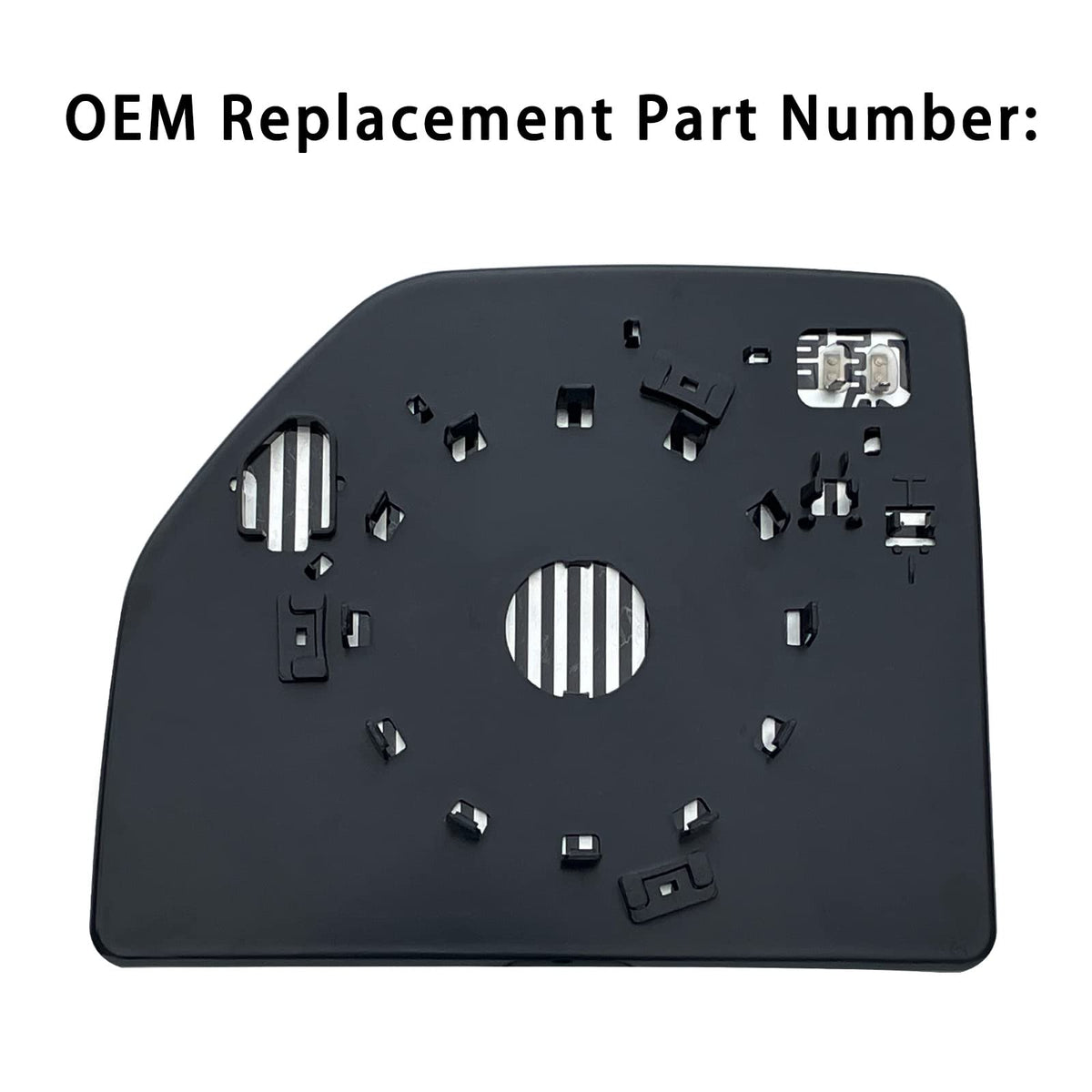 Yeparie installed on Ford truck towing mirror showing improved visibility benefit