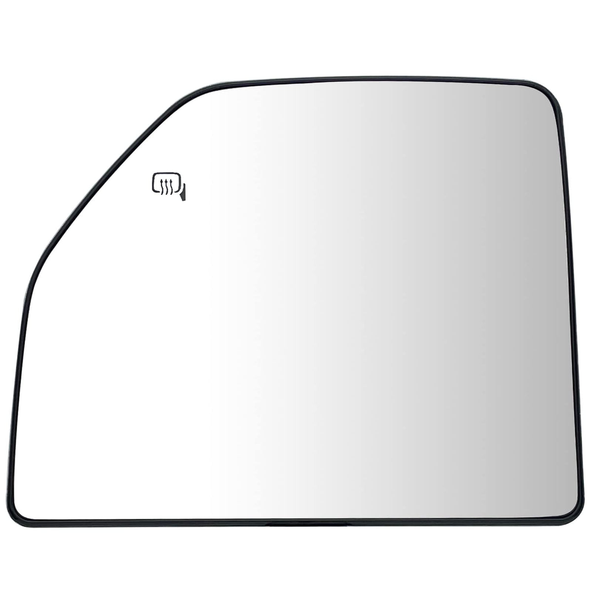 Yeparie left upper mirror front view showing convex glass and ready-fit benefits