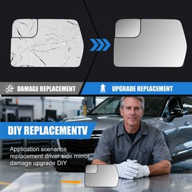 Yeparie size scale with hand showing compact fit and easy DIY installation benefit