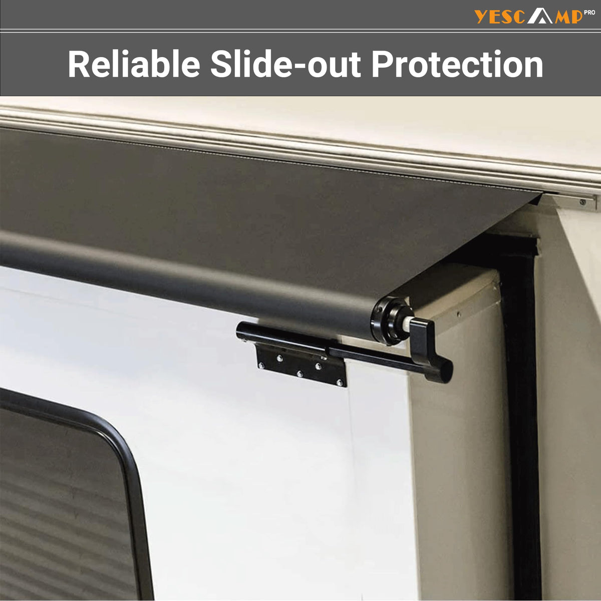 YESCAMP vinyl close-up displaying texture and durable weather protection