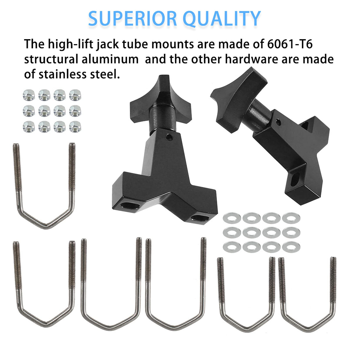 YESHMA close-up of aluminum bracket finish demonstrating corrosion resistance