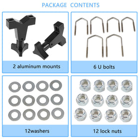 YESHMA detail of whirling nut base and clamp for fast jack release and lock