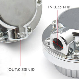 YESHMA kit components laid out including brass adapter for easy installation benefit