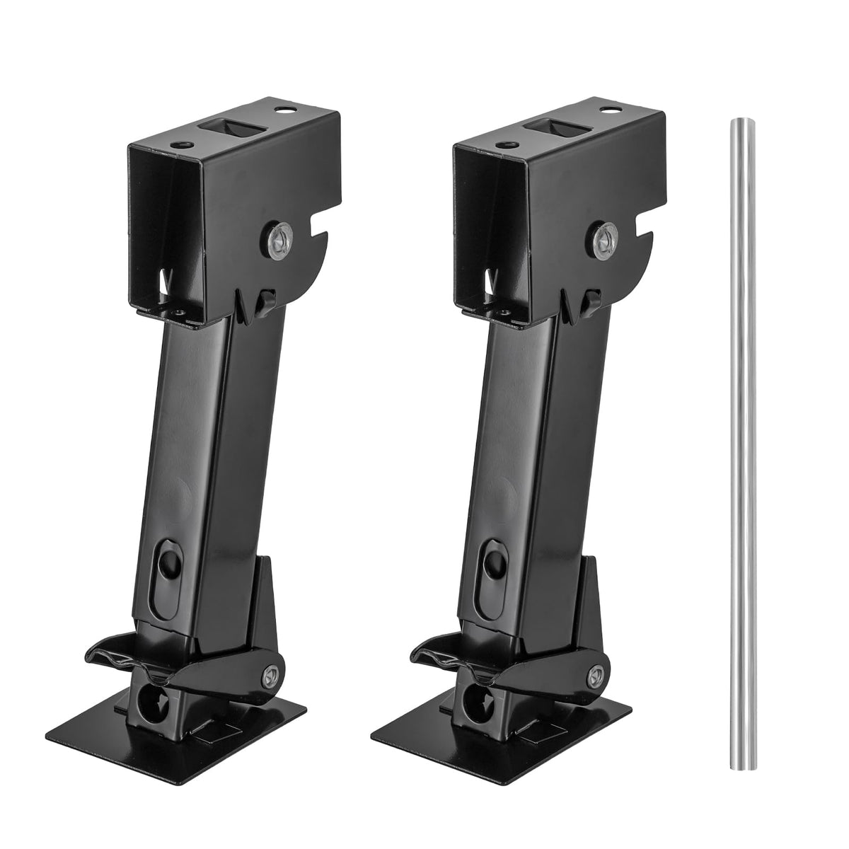 Yesland front view of two stabilizer jacks showing sturdy support benefit