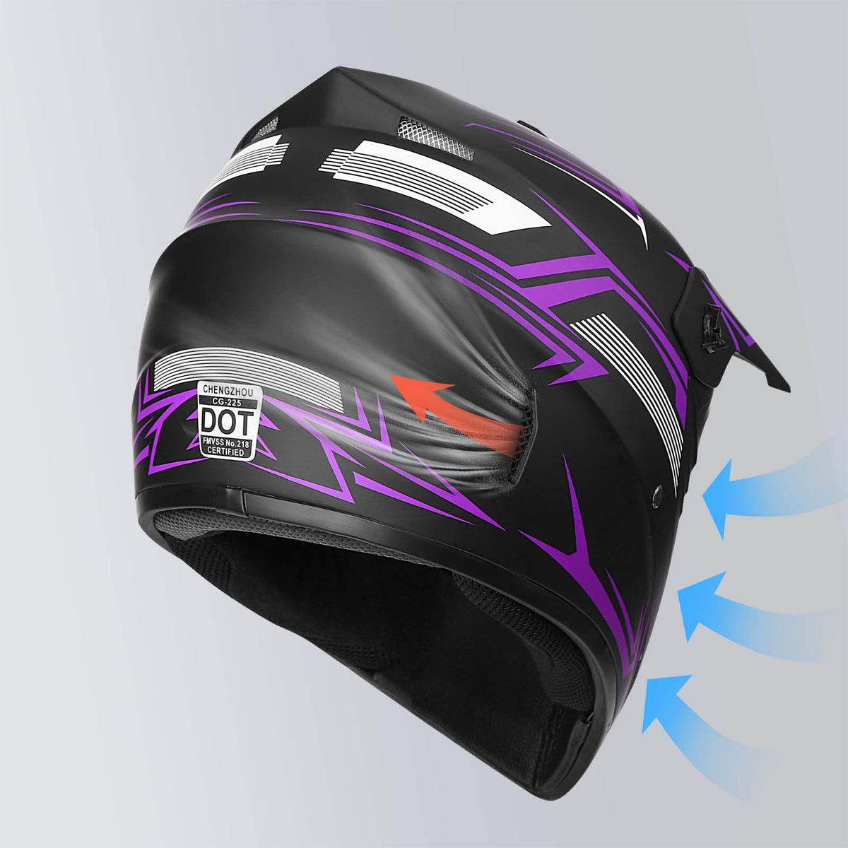 Yesmotor EPS liner detail showing impact-absorbing construction for safety