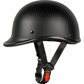 Yesmotor side profile low-profile helmet highlighting streamlined silhouette
