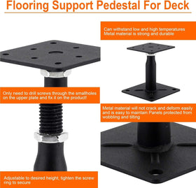YEUQWJ base plate with positioning nut and set screw showing secure locking benefit