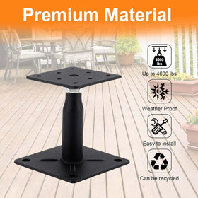 YEUQWJ jack installed under a floor beam stabilizing a sagging area benefit