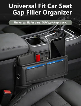 Yewltvep installed between seat and console preventing dropped items