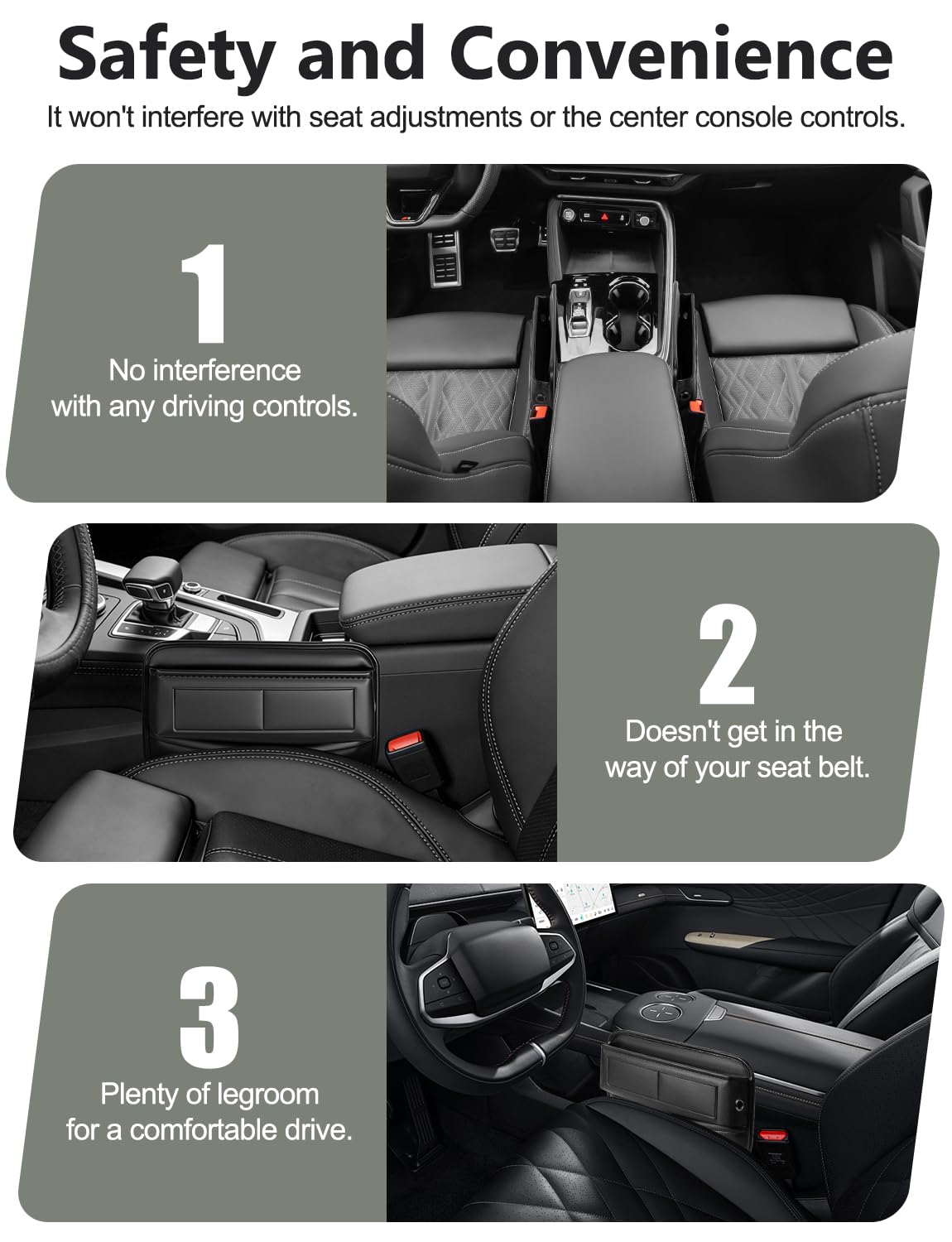 Yewltvep in car interior offering tidy, stylish organization benefit