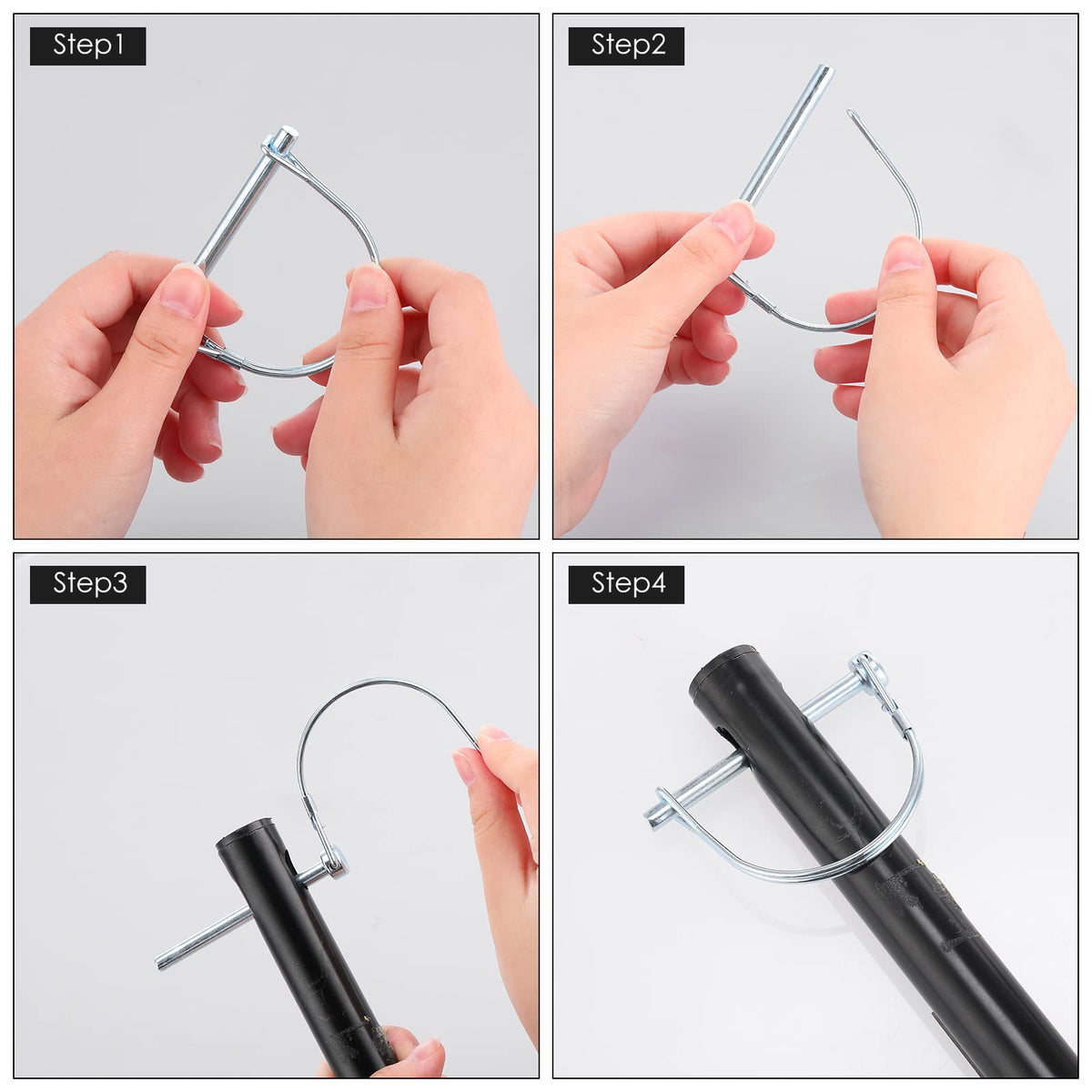 Yexiya pin next to ruler showing exact 2-3/4 inch length for sizing confidence