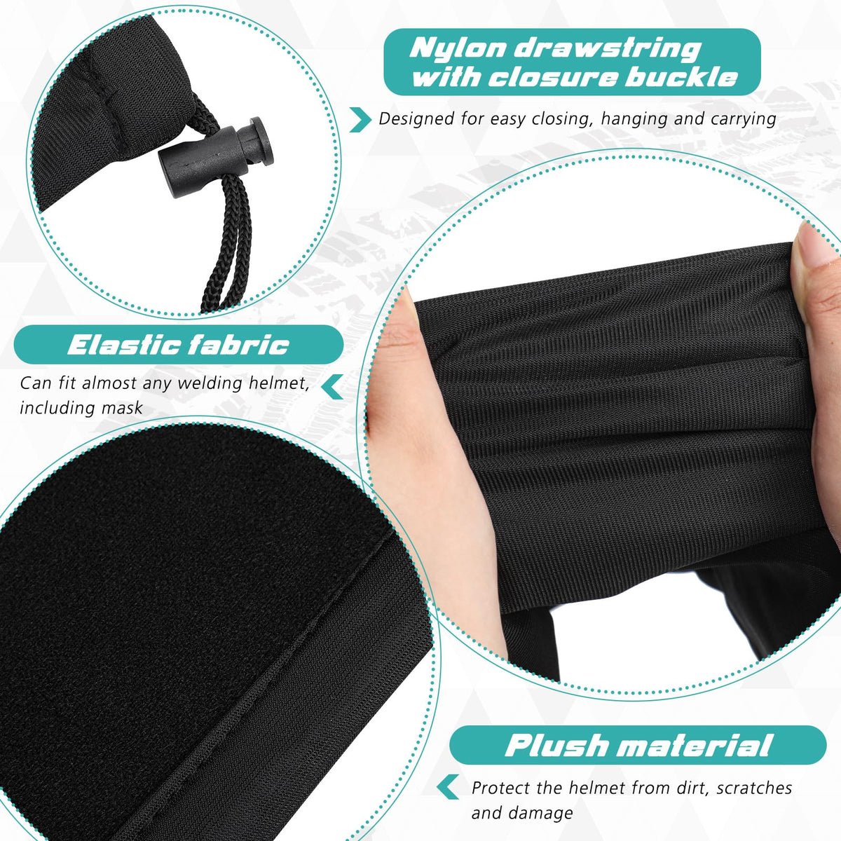 yeyeplum drawstring lock detail demonstrating secure closure for travel protection