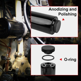 YEYETUO hose and clamps layout showing all installation hardware included
