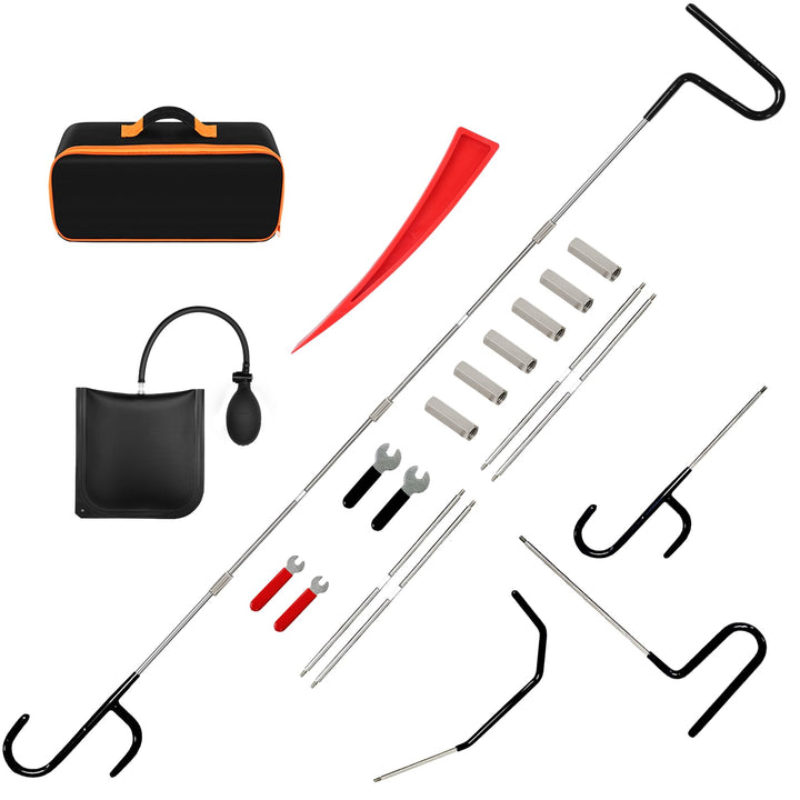 YEYINGZHUO organizer bag front view showing secure storage and portability