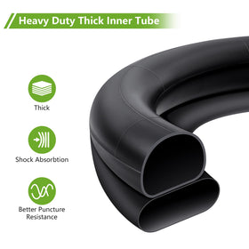 YeYouC inner tube installed on scooter wheel for convenient fit