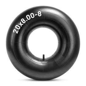YeYouC front view of 20x8-8 inner tube showing packaging and part benefits