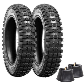 YeYouC front view of two 12.5x2.75 tires and tubes showing complete replacement kit benefit
