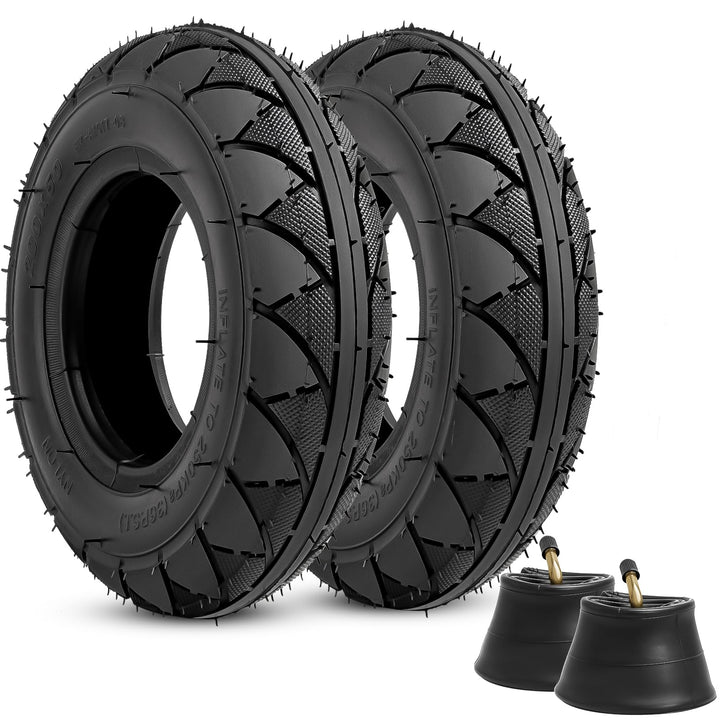 YeYouC front view of tire and tube set showing complete kit and benefit of ready replacement