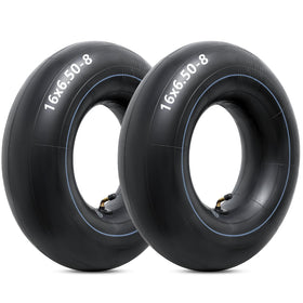 YeYouC front view of pack of two inner tubes showing label and size benefits