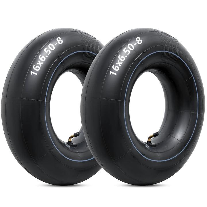 YeYouC front view of pack of two inner tubes showing label and size benefits