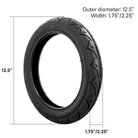 YeYouC inner tube detail showing thick butyl rubber for better shock absorption