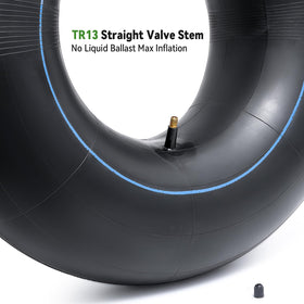 YeYouC inner tube installed on lawn tractor wheel, reliable on-the-job performance