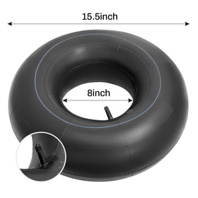 YeYouC tube mounted on 8-inch rim for visual size and fit confirmation
