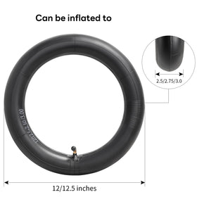 YeYouC tire and tube mounted on rim demonstrating proper fit and stability