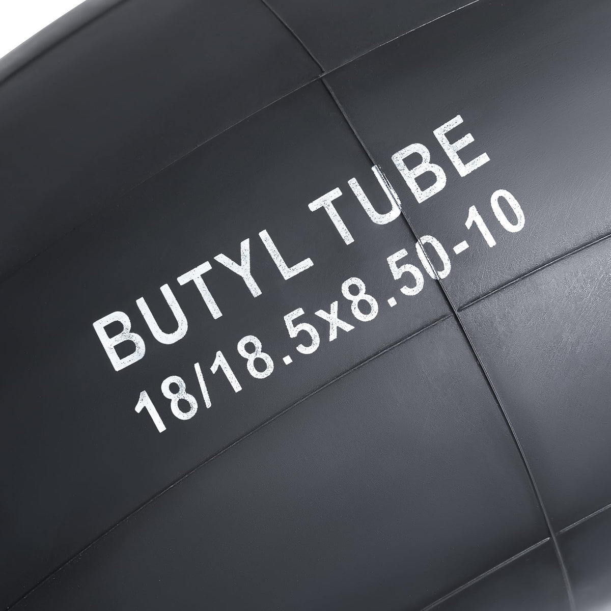 YeYouC tube beside a ruler showing 10-inch rim fit, clear sizing confirmation benefit