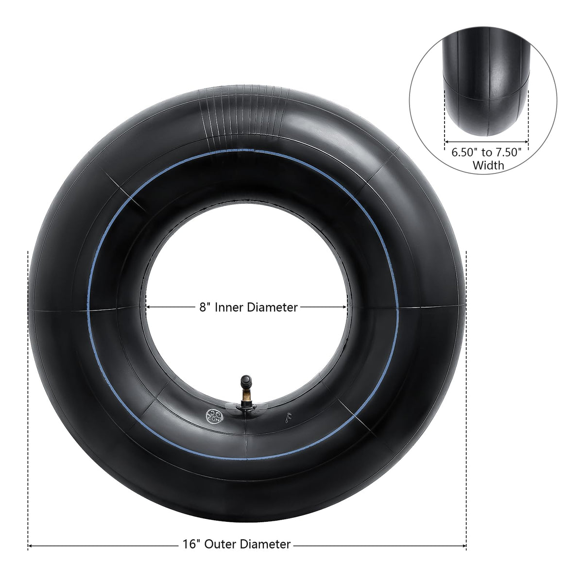 YeYouC textured butyl rubber close-up showing thickness and puncture resistance