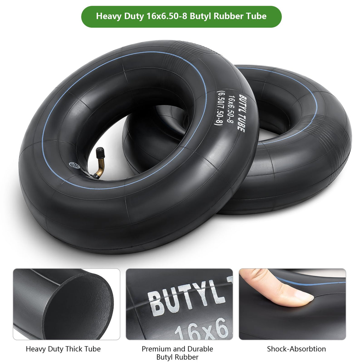 YeYouC close-up of TR-87 bent valve stem for easier inflation and durability