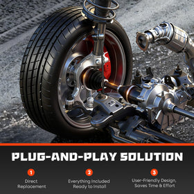 Yeywo axle in a garage during installation showing ease of professional or DIY fitment