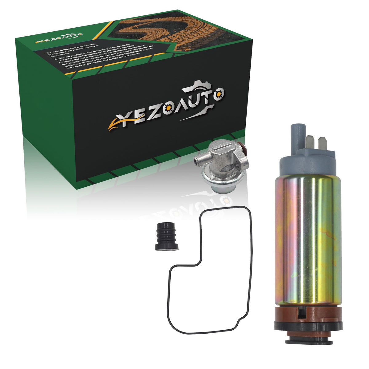 Yezoauto fuel pump front assembly showing ready-to-install design and fitment benefit