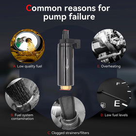 Yezoauto pump installed inside fuel tank, restores steady fuel flow